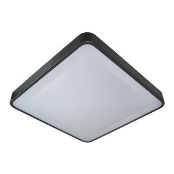 Plafonnier WILTON 2xE27/60W/230V 37,5x37,5 cm noir