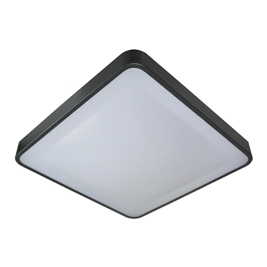 Plafonnier WILTON 2xE27/60W/230V 37,5x37,5 cm noir