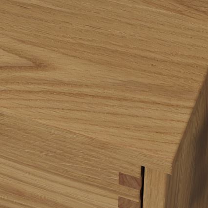 Plan vasque FOREST 120 cm beige/chêne