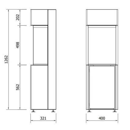 Planika - Cheminée BIO avec télécommande 126,2x40 cm 3,5kW/230V noir