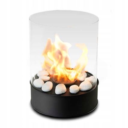Planika - Cheminée à bioéthanol 32,1x25,1 cm 2,5kW noire