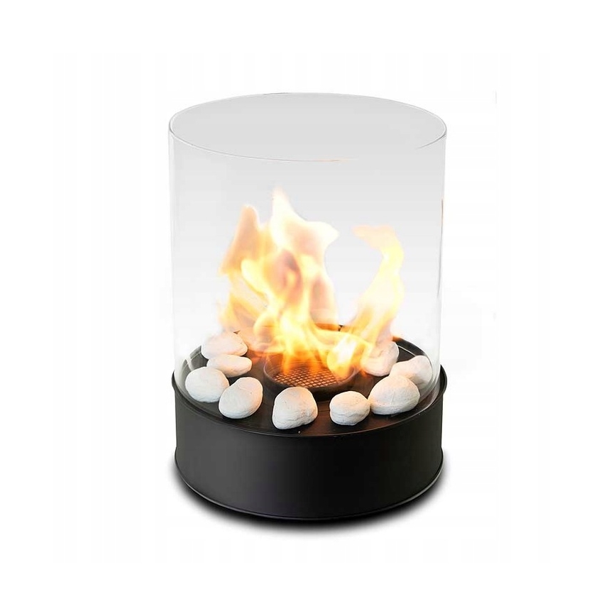 Planika - Cheminée à bioéthanol 32,1x25,1 cm 2,5kW noire