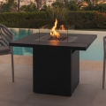 Planika - Cheminée à gaz d'extérieur 79,7x90 cm 10kW 1xAAA noir + housse de protection