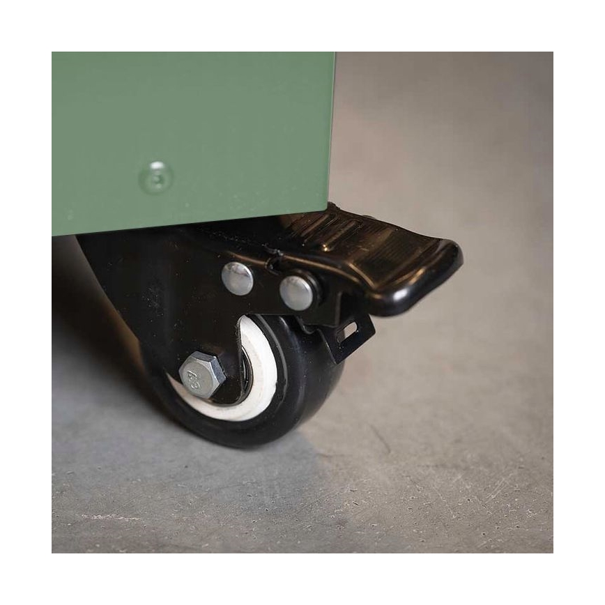 Planika - Cheminée à gaz d'extérieur 142x36 cm 8kW 1xAAA vert + housse de protection