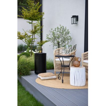 Planika - Cheminée BIO 87x37,6 cm 2,5kW noir + couverture de protection