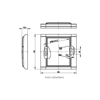 Plaque de recouvrement K 3902E-A00001 03