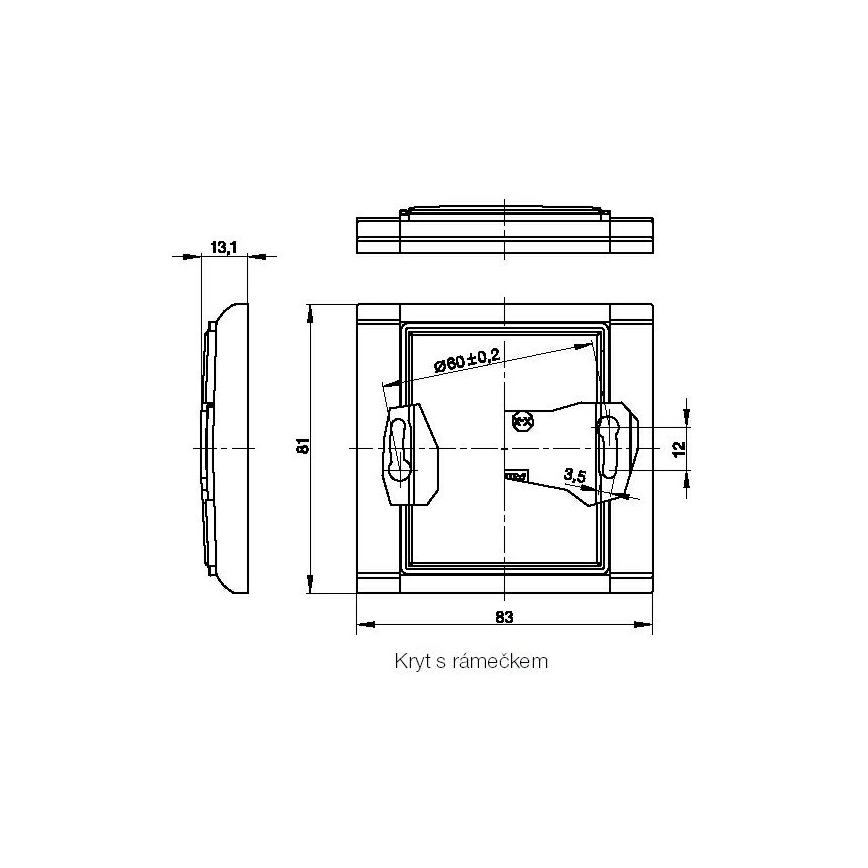 Plaque de recouvrement K 3902E-A00001 03