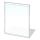 Plaque de verre pour dessous de cheminée 900x750x8 mm rectangle