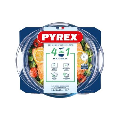 Plat à four avec couvercle PYREX 2,1 l