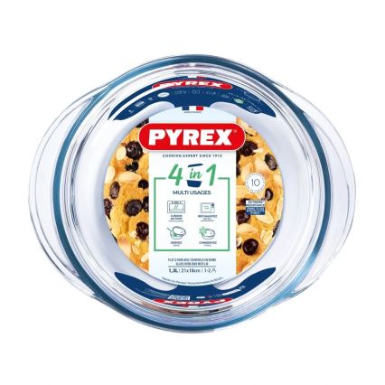 Plat à gratin avec couvercle PYREX 1,3 l