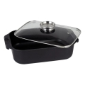 Plat à rôtir avec couvercle TORO 6,5 l 34,5x10x24,5 cm noir