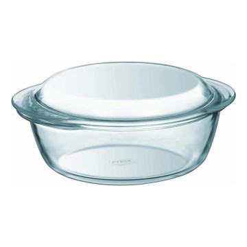 Plat allant au four PYREX 2,1 l avec couvercle