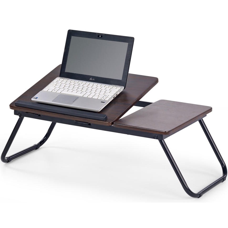 Plateau de lit 23x60 cm marron/noir