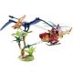 Playmobil - Ensemble de construction pour enfants hélicoptère avec Ptérodactyle 39 pcs