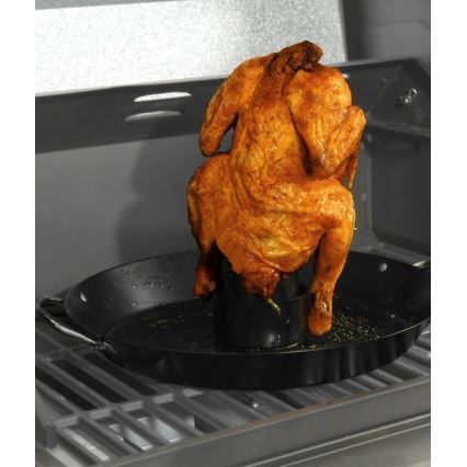 Poêle avec support pour griller le poulet 30 cm