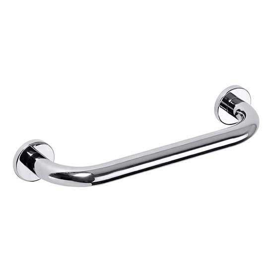 Poignée 34x6 cm inox/argentée
