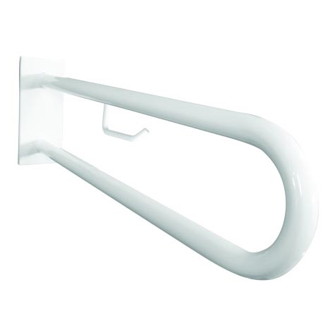 Poignée d'appui 10x25 cm blanche