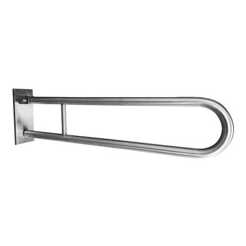 Poignée en forme de U 10,3x25,3 cm acier inoxydable/argenté