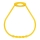 Poignée suspension plastique jaune