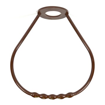 Poignée suspension plastique marron