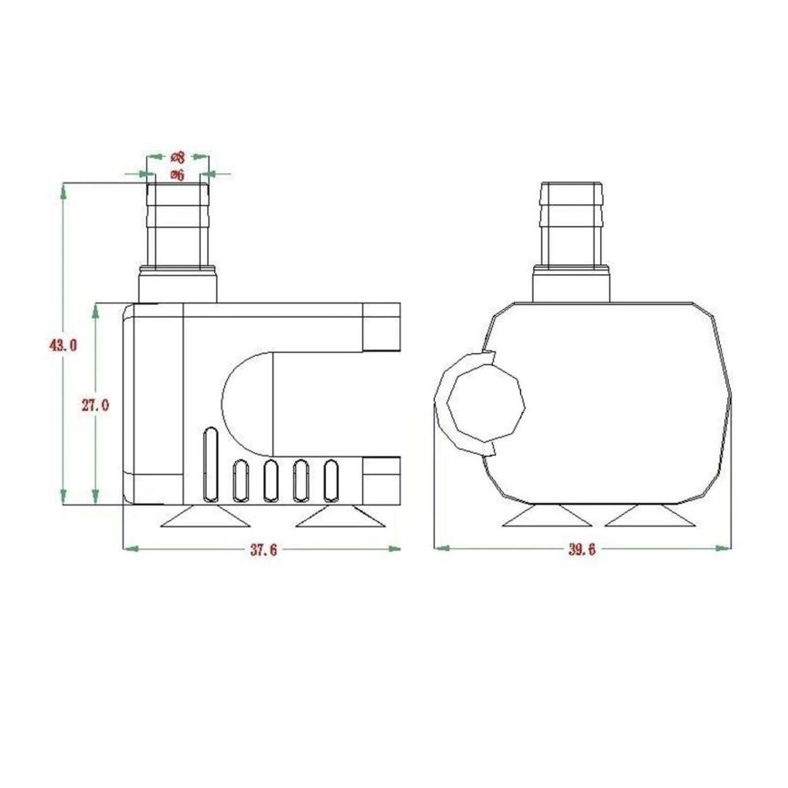 Pompe 5-12 V, 200 L/h