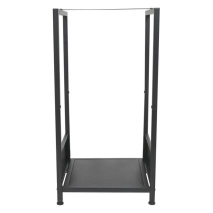 Porte-bûches 39x35x76 cm noir