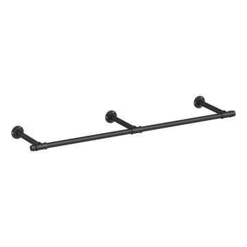Porte-cintres mural LINEA noir