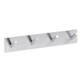Porte-manteau 25,5x4,5 cm inox/argenté
