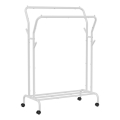 Porte-manteau mobile sur pied LINEA blanc