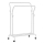 Porte-manteau mobile sur pied LINEA blanc