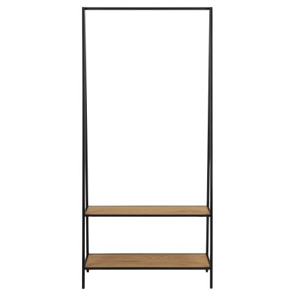 Porte-manteau SARON chêne/noir