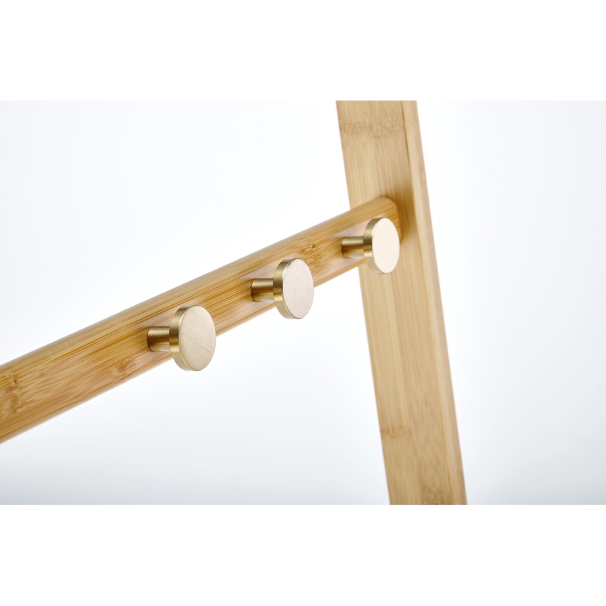Porte-manteau sur pied 168 x 68 cm LEGNO en rotin