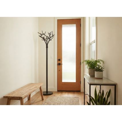 Porte-manteau sur pied 180 x 40 cm BRANCHE noir