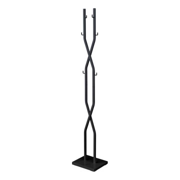 Porte-manteau sur pied 180x40 cm LARB noir
