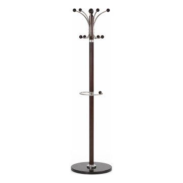 Porte-manteau sur pied 185 x 38 cm RAMO wengé