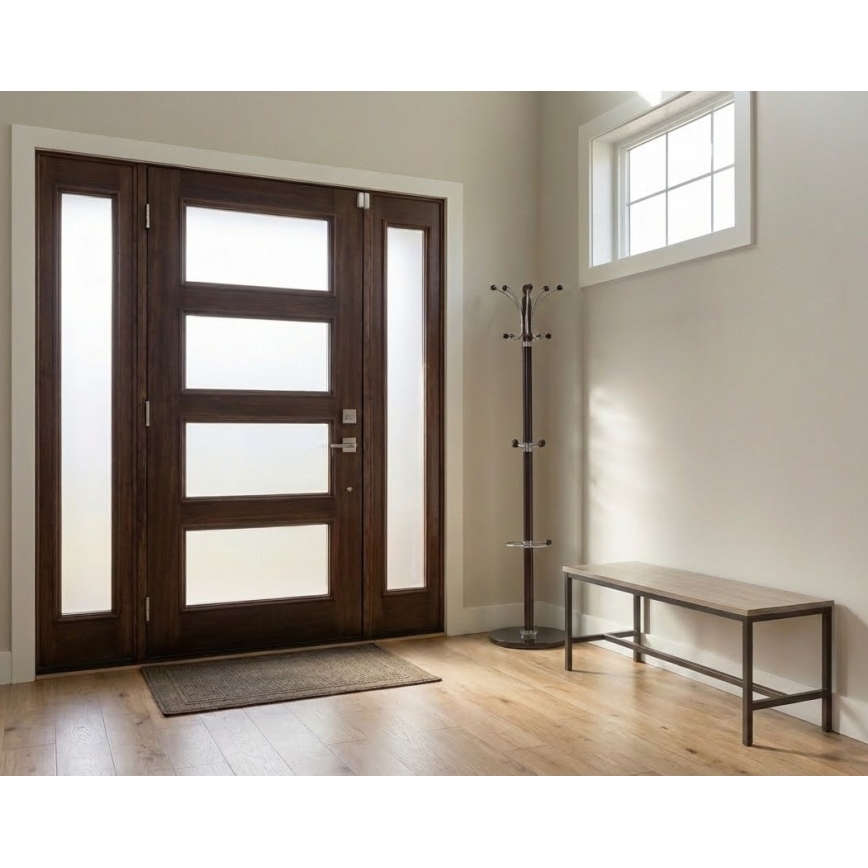 Porte-manteau sur pied 185 x 38 cm RAMO wengé