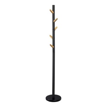 Porte-manteau sur pied DOMUS 177x28 cm noir/beige