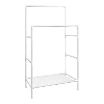 Porte-manteau sur pied LINEA blanc