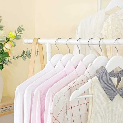 Porte-manteau sur pied LINEA blanc