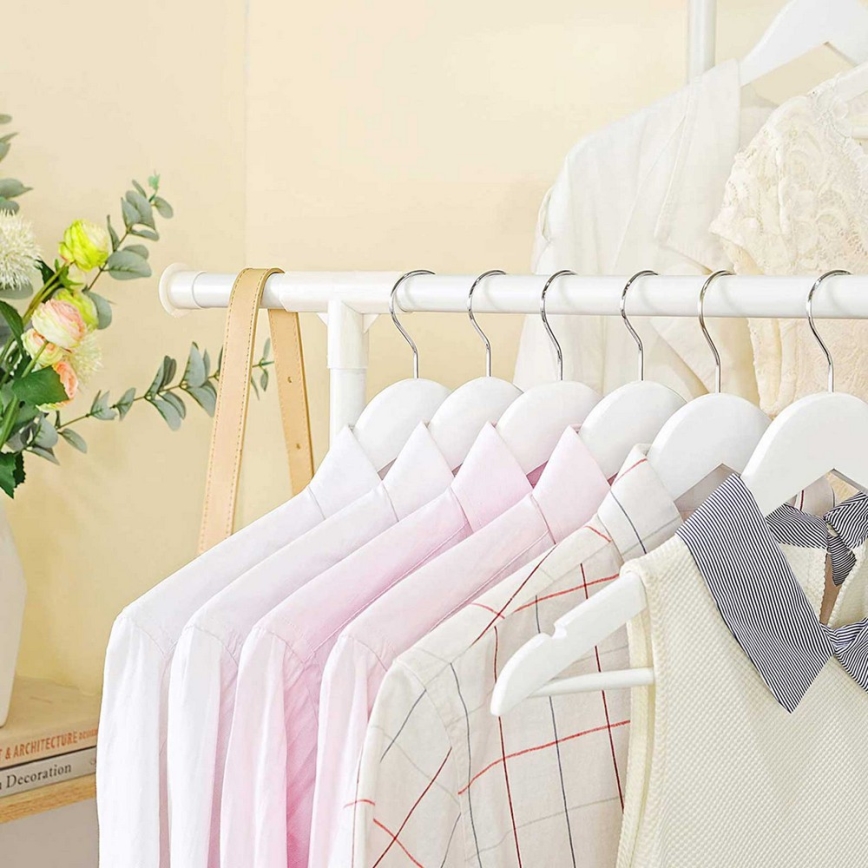 Porte-manteau sur pied LINEA blanc