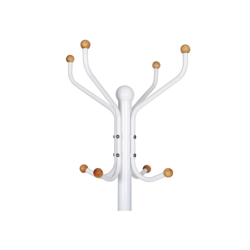 Porte-manteau sur pied LINEA blanc