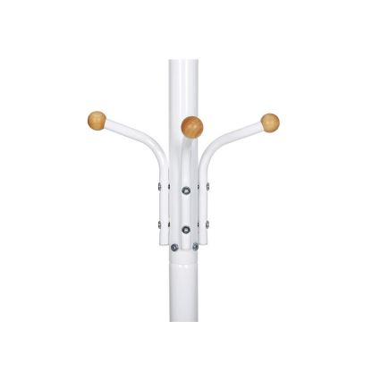 Porte-manteau sur pied LINEA blanc