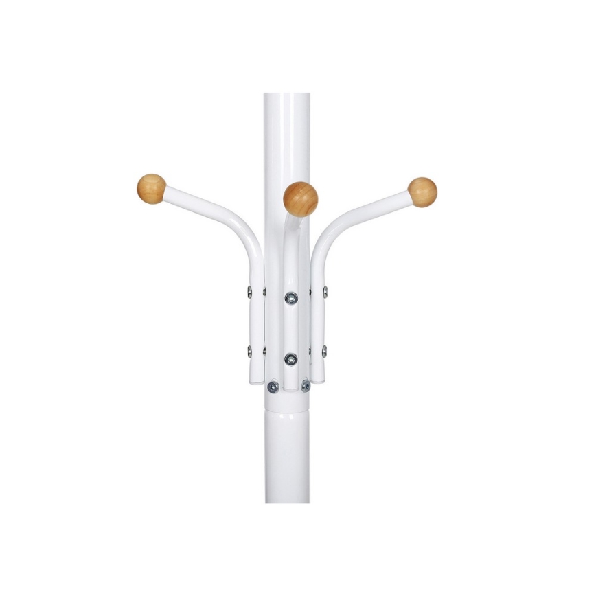 Porte-manteau sur pied LINEA blanc