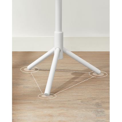 Porte-manteau sur pied LINEA blanc