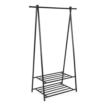 Porte-manteau sur pied LINEA noir