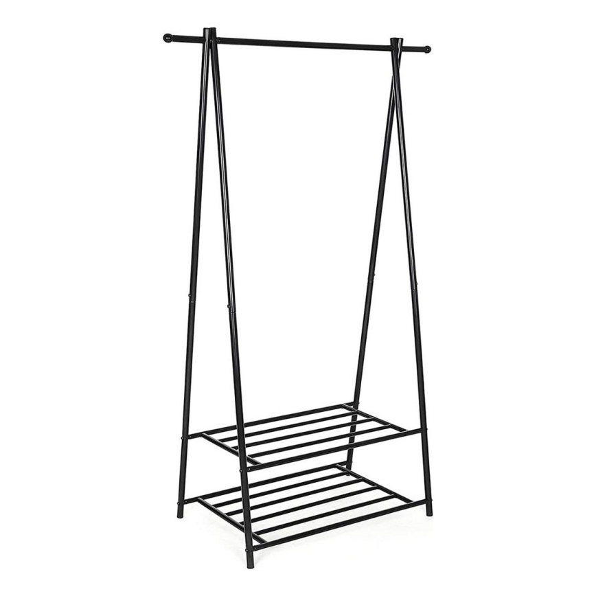 Porte-manteau sur pied LINEA noir