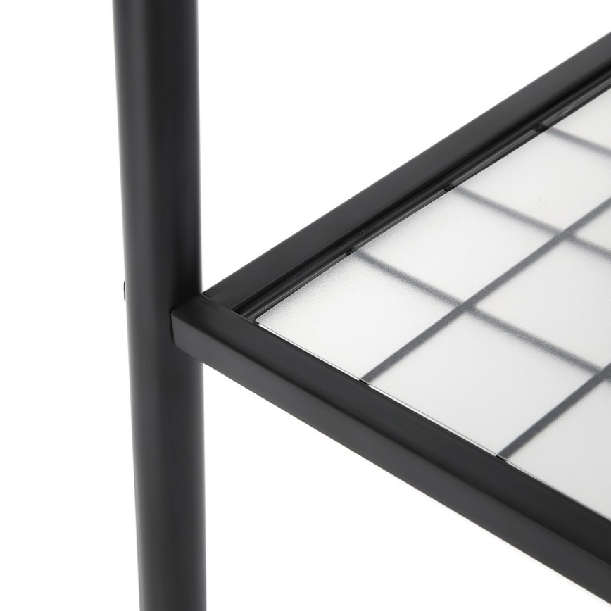 Porte-manteau sur pied LINEA, noir