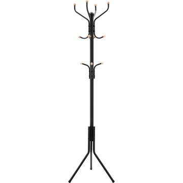 Porte-manteau sur pied LINEA noir