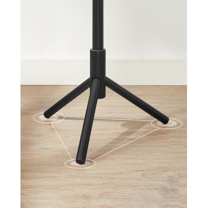 Porte-manteau sur pied LINEA noir