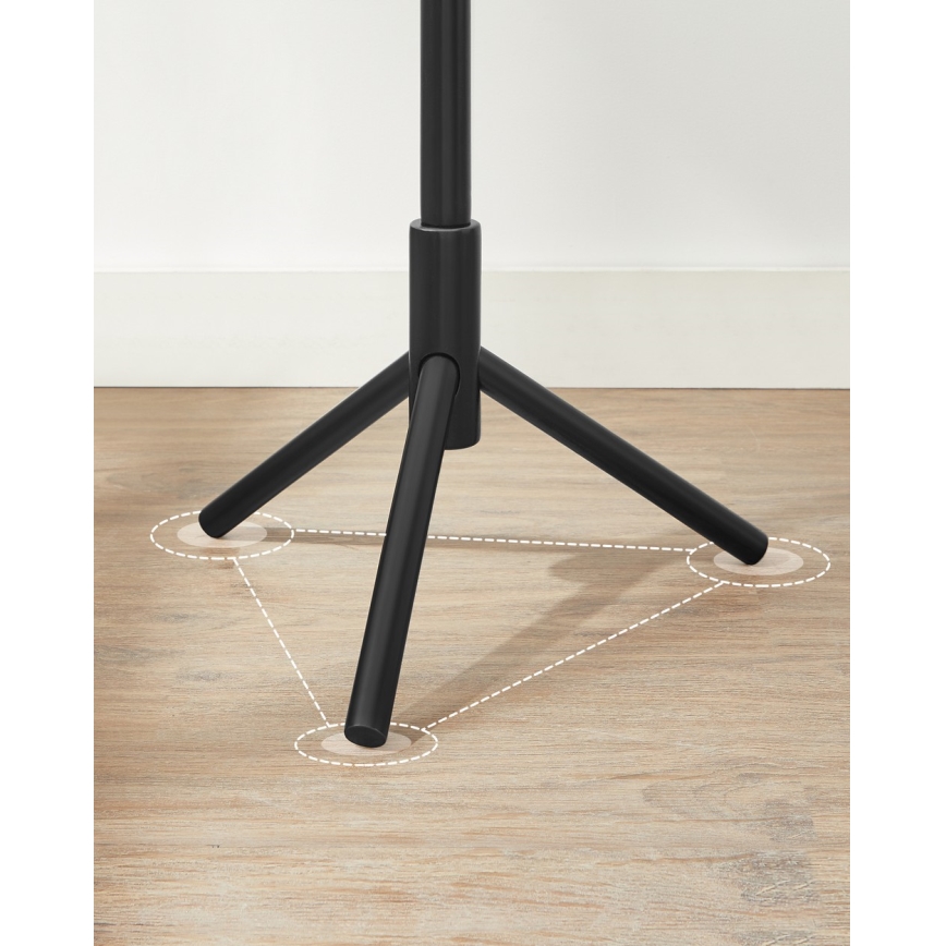 Porte-manteau sur pied LINEA noir